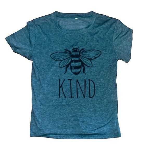 Bee King T-shirt Shirt Tee Top Dark Green Black Women’s Small NWOT - Picture 1 of 2